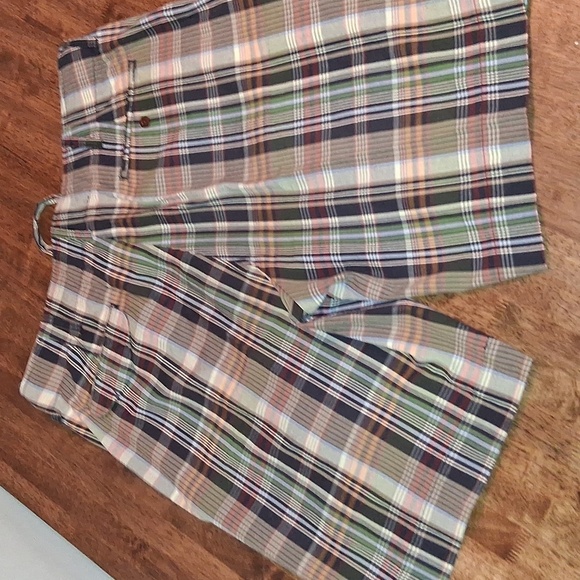 Polo By Ralph Lauren Men's Plaid Multicolor Shorts 100% Cotton Size 36 - Picture 8 of 8